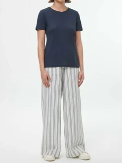 Kurzarmshirt aus Bio Baumwolle, 38 navy, 38, GOTS