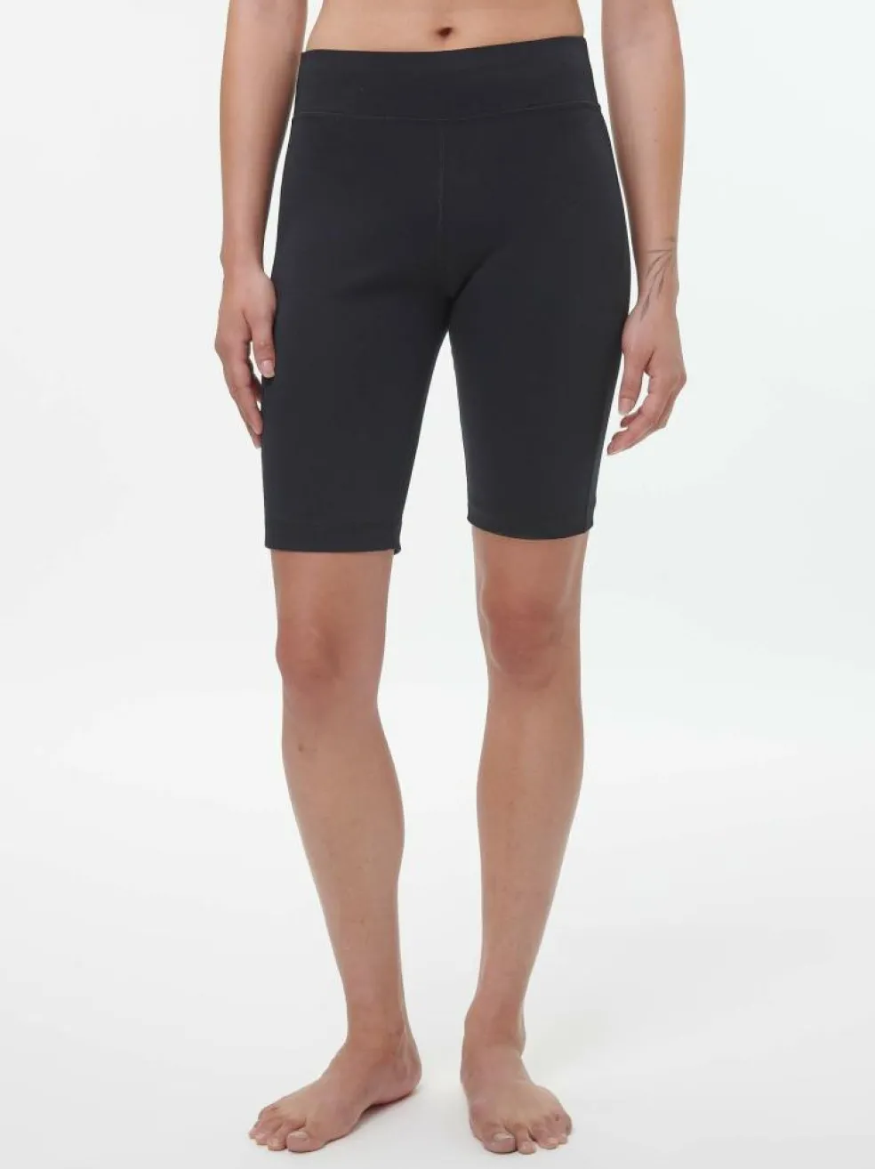 kurze Leggings aus Bio Baumwolle, 01 schwarz, 38, GOTS