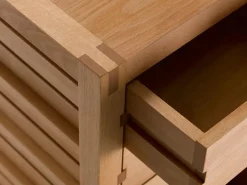 Ladenschrank Quint inkl. 6 Laden, B 34 x T 70 x H 72 cm, Tiefe 70 cm, Buche