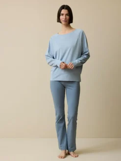 Langarmshirt aus Bio Baumwolle, 28 kornblume, S, GOTS