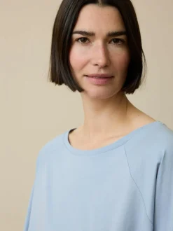 Langarmshirt aus Bio Baumwolle, 28 kornblume, S, GOTS