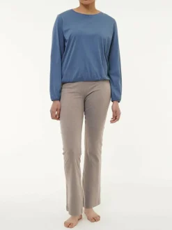 Langarmshirt aus Bio Baumwolle, 33 vintage Indigo, S, GOTS