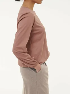 Langarmshirt aus Bio Baumwolle, 71 cappuccino, S, GOTS