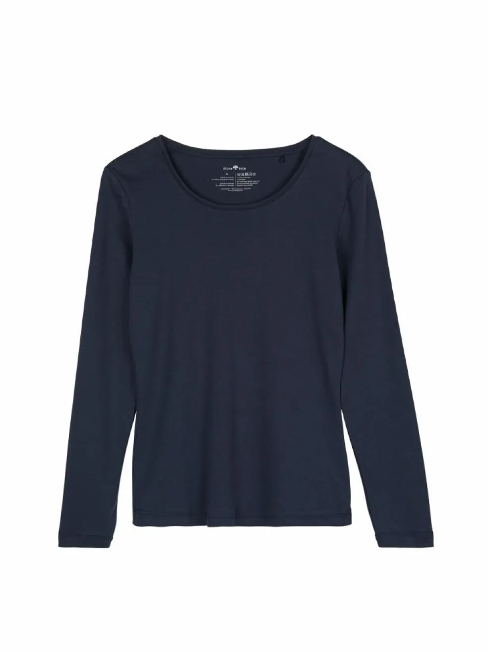 Langarmshirt aus Bio-Baumwolle, 81 mitternachtsblau, 38, GOTS