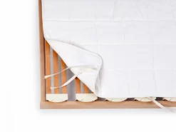 Lattenrostauflage, 90 x 200 cm, 60 % Baumwolle, 40 % Nesselfaser, 250 g/m2, GOTS, VEGAN