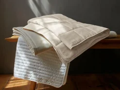 Lattenrostauflage, 90 x 200 cm, 60 % Baumwolle, 40 % Nesselfaser, 250 g/m2, GOTS, VEGAN