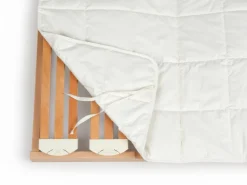 Lattenrostauflage, 90 x 190 cm, 60 % Baumwolle, 40 % Nesselfaser, 250 g/m2, VEGAN
