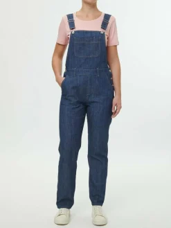 Latzhose aus Bio-Baumwolle, 36 dark denim, 38, GOTS