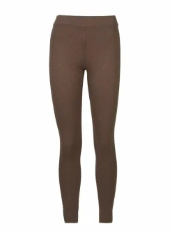 Legging aus Bio Baumwolle, 62 walnuss melange, 38, GOTS