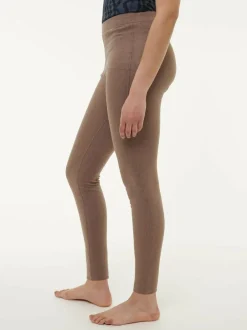 Legging aus Bio Baumwolle, 62 walnuss melange, 38, GOTS