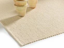 Leinenteppich Livor Clara, Flachs, 70 x 140 cm