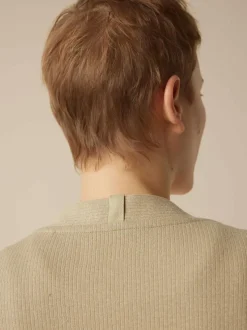 Mantel aus Bio-Baumwolle und Leinen, 46 light khaki, S, GOTS