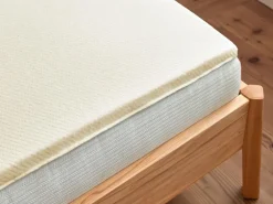 Matratzentopper "der Bequeme Pur", Naturlatex, 80 x 200 x 3 cm, GOTS, VEGAN