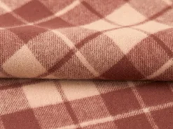 Meterware Edelflanell SANDRO, port, 100 % Baumwolle, Breite 160 cm, 170 g/m2, GOTS, *