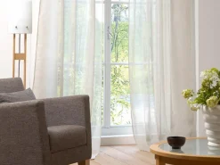 Meterware Voile, natur, 100 % Baumwolle, Breite 180 cm, 70 g/m2, GOTS