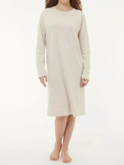 Nachthemd aus Bio-Baumwolle, 14 natur melange, S, GOTS