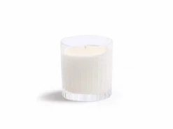 Natürliche Duftkerze SONNENKIND im Trinkglas mit Rillenschliff, ø 8,5 cm, H 9 cm