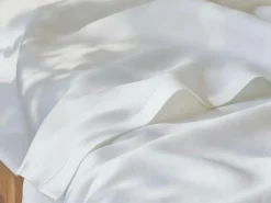 Oberleintuch EDINA, weiß, 140 x 220 cm, Reinleinen, GOTS