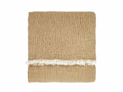 OUTLET - Sommerdecke Mirja, vanillegelb