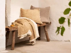 OUTLET - Sommerdecke Mirja, vanillegelb