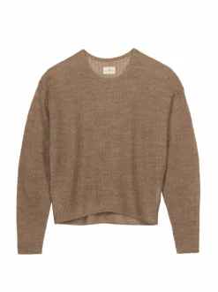 Pullover aus Alpakawolle, 62 walnuss melange, S