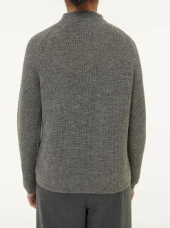 Pullover aus Alpakawolle, 02 anthrazit melange, S