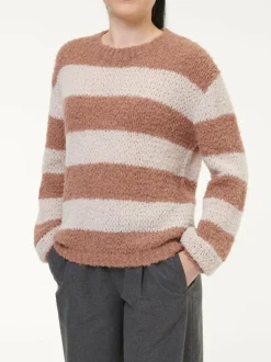 Pullover aus Alpakawolle, 72 rosenholz, S