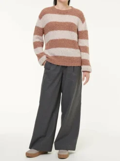 Pullover aus Alpakawolle, 72 rosenholz, S