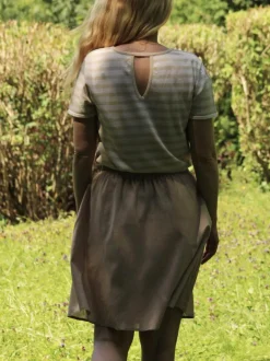 Pullover aus Bio Baumwolle, 57 offwhite/dijon ringel, S, GOTS