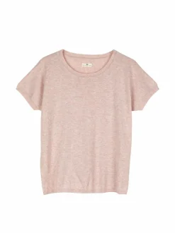 Pullover aus Bio-Baumwolle, 74 rose melange, S, GOTS