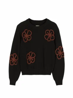 Pullover aus bio-Baumwolle und Wolle, 01 schwarz, S, GOTS