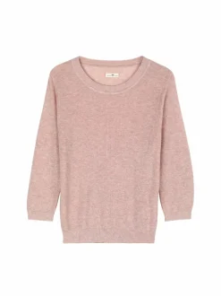 Pullover aus Bio-Baumwolle, 74 rose melange, S, GOTS