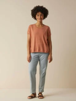 Pullover aus Bio-Baumwolle, 49 mahagoni melange, M, GOTS