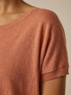 Pullover aus Bio-Baumwolle, 49 mahagoni melange, M, GOTS