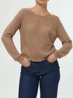 Pullover aus Bio-Baumwolle, 21 nougat, S, GOTS