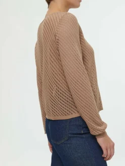 Pullover aus Bio-Baumwolle, 21 nougat, S, GOTS