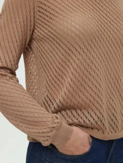 Pullover aus Bio-Baumwolle, 21 nougat, S, GOTS
