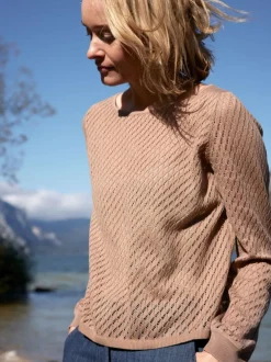 Pullover aus Bio-Baumwolle, 21 nougat, S, GOTS