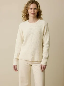 Pullover aus Bio-Baumwolle und Wolle, 13 natur, XL, GOTS