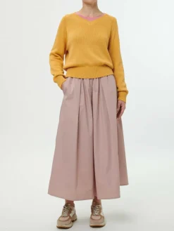 Pullover aus Bio-Baumwolle, 24 honiggelb, S, GOTS