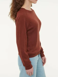 Pullover aus Bio-Baumwolle, 76 mahagoni, S, GOTS