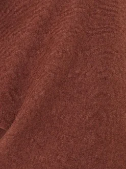 Pullover aus Bio-Baumwolle und Wolle, 76 mahagoni, S, GOTS