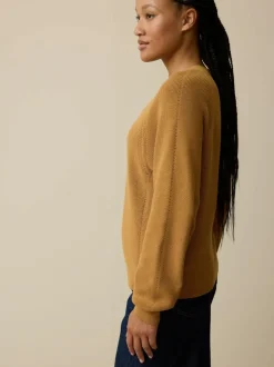 Pullover aus Bio-Baumwolle, 58 dijon, L, GOTS