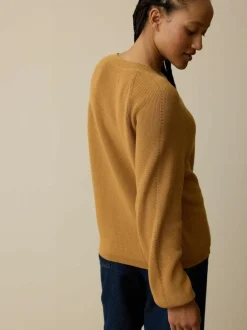 Pullover aus Bio-Baumwolle, 58 dijon, L, GOTS