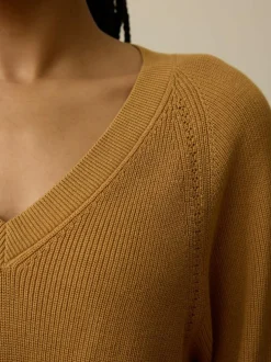 Pullover aus Bio-Baumwolle, 58 dijon, L, GOTS