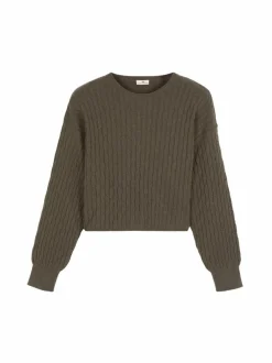 Pullover aus Bio-Baumwolle und Wolle, 42 moor melange, S, GOTS