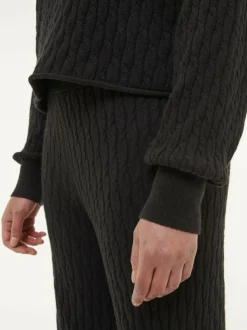 Pullover aus Bio-Baumwolle und Wolle, 01 schwarz, S, GOTS