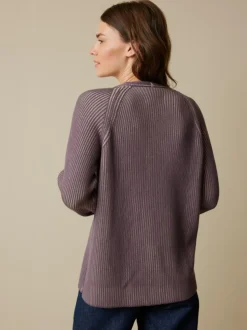 Pullover aus Bio-Baumwolle, 86 taube melange, M, GOTS