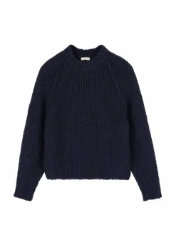 Pullover aus Bio-Wolle, 39 dunkelblau, S, GOTS