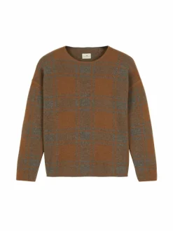 Pullover aus Yak und Kamelhaar, 70 yak jacquard/karo, S